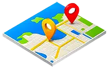 mappa della città