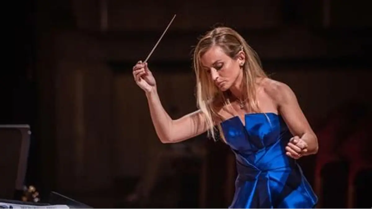 la direttrice d'orchestra beatrice venezi